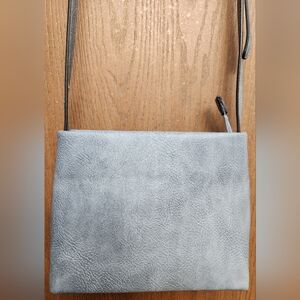 K. Carroll Denim Blue Leather Crossbody Bag